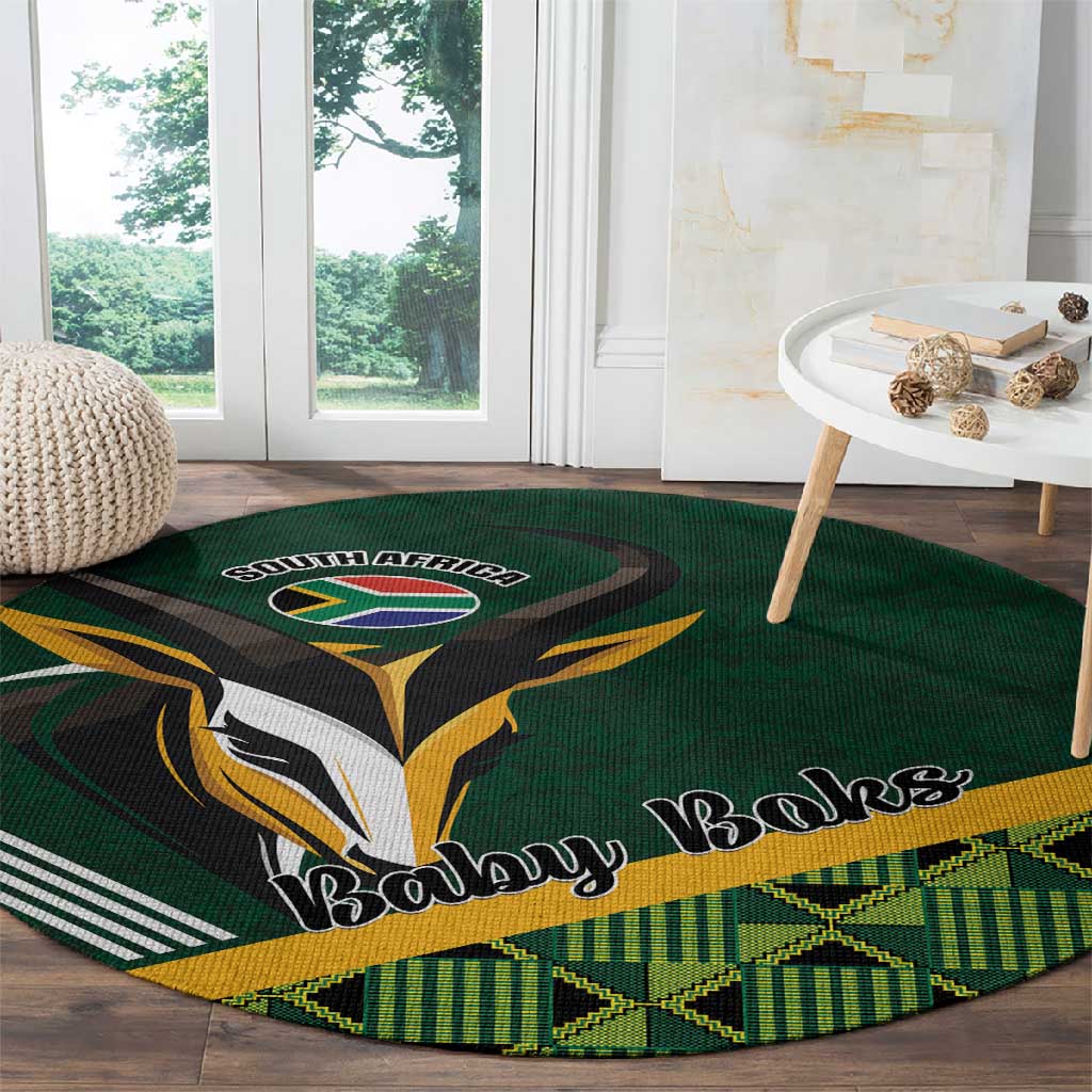 Rugby South Africa Round Carpet Baby Boks Go Champions