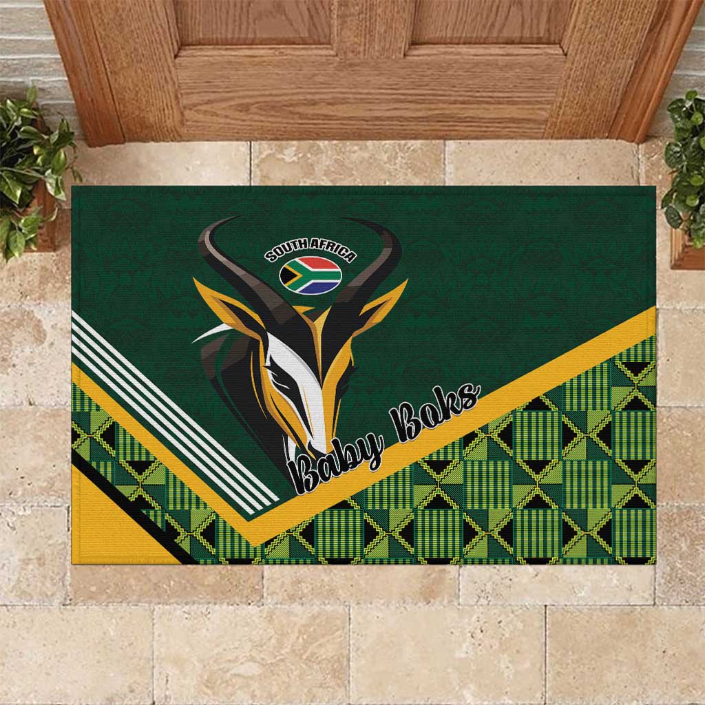 Rugby South Africa Rubber Doormat Baby Boks Go Champions
