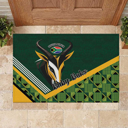 Rugby South Africa Rubber Doormat Baby Boks Go Champions