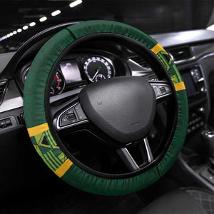 Rugby South Africa Steering Wheel Cover Baby Boks Go Champions