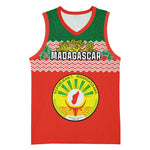 Personalized Madagascar Basketball Jersey with Madagasikara Seal and Baobab African Pattern LT01