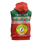 Personalized Madagascar Sleeveless Hoodie with Madagasikara Seal and Baobab African Pattern - African Pride