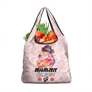 Happy Mother Day Grocery Bag Mommy Est 2024