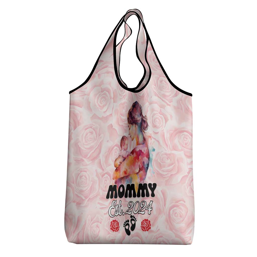 Happy Mother Day Grocery Bag Mommy Est 2024