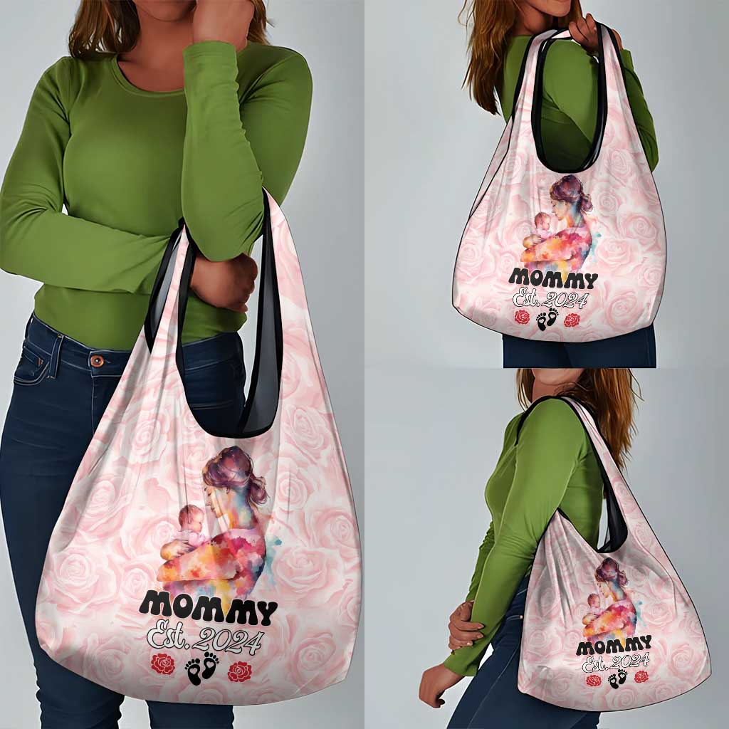 Happy Mother Day Grocery Bag Mommy Est 2024