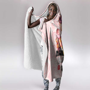 Happy Mother Day Hooded Blanket Mommy Est 2024