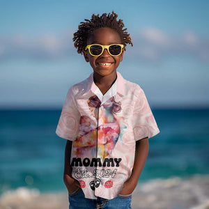 Happy Mother Day Kid Hawaiian Shirt Mommy Est 2024
