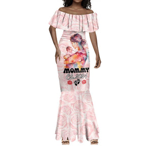 Happy Mother Day Mermaid Dress Mommy Est 2024