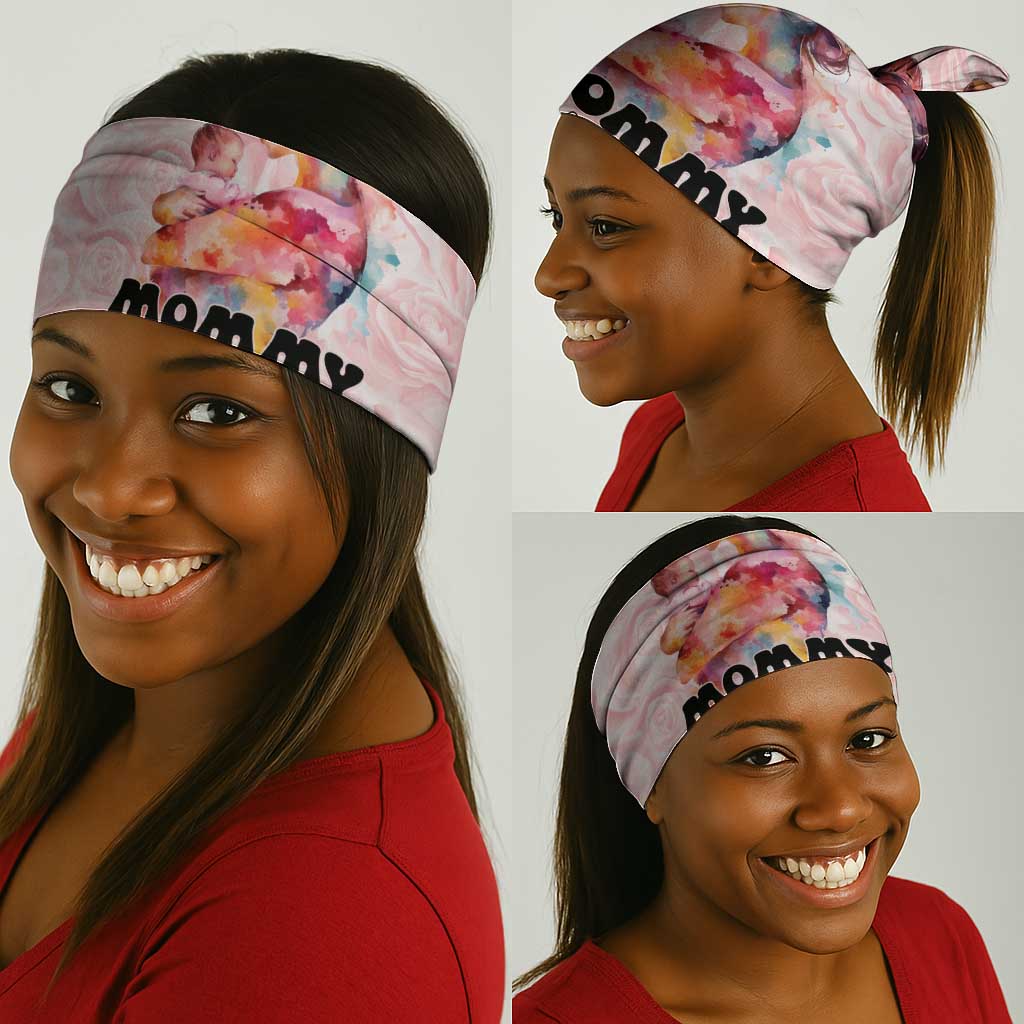 Happy Mother Day Neck Gaiter Mommy Est 2024 LT01