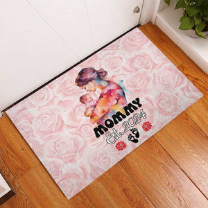 Happy Mother Day Rubber Doormat Mommy Est 2024