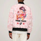 Happy Mother Day Sleeve Zip Bomber Jacket Mommy Est 2024