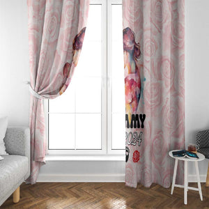 Happy Mother Day Window Curtain Mommy Est 2024