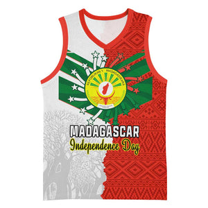Personalized Madagascar Independence Day Basketball Jersey - 26 June, Baobab Mix African Pattern LT01