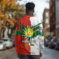 Personalized Madagascar Independence Day Long Sleeve Shirt - 26 June, Baobab Mix African Pattern LT01