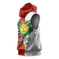 Personalized Madagascar Independence Day Sleeveless Hoodie - 26 June, Baobab Mix African Pattern - African Pride