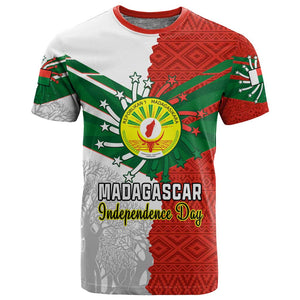 Personalized Madagascar Independence Day T shirt - 26 June, Baobab Mix African Pattern