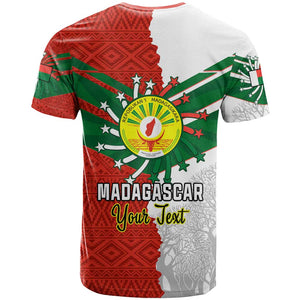 Personalized Madagascar Independence Day T shirt - 26 June, Baobab Mix African Pattern