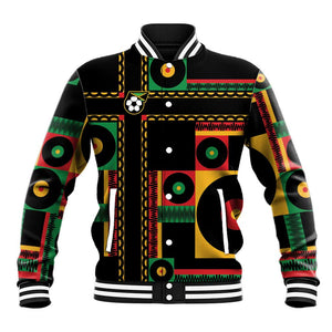 Jamaica Soccer 2026 Baseball Jacket Reggae Stylized