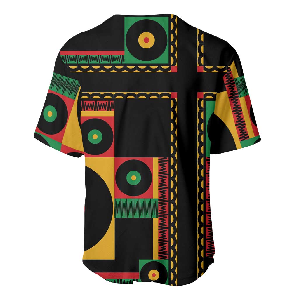 Jamaica Soccer 2026 Baseball Jersey Reggae Stylized