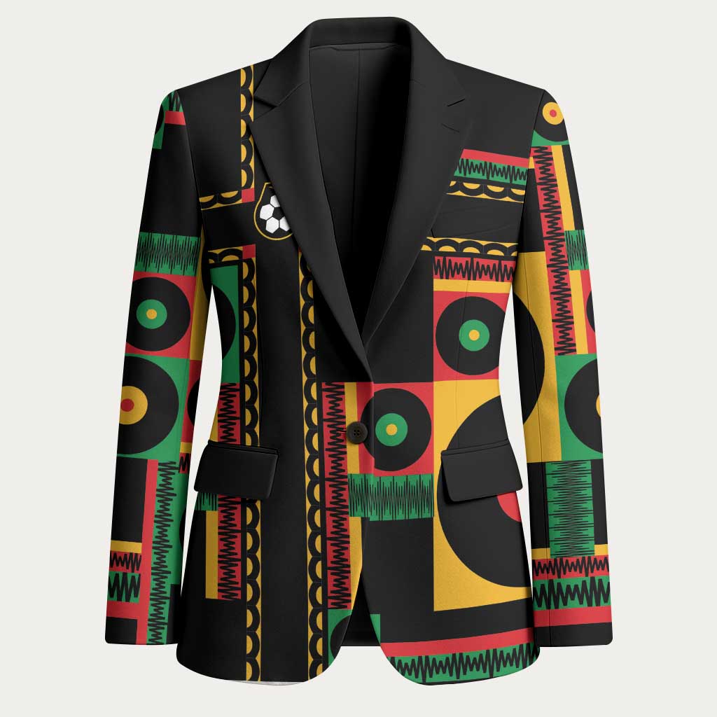Jamaica Soccer 2026 Blazer Reggae Stylized