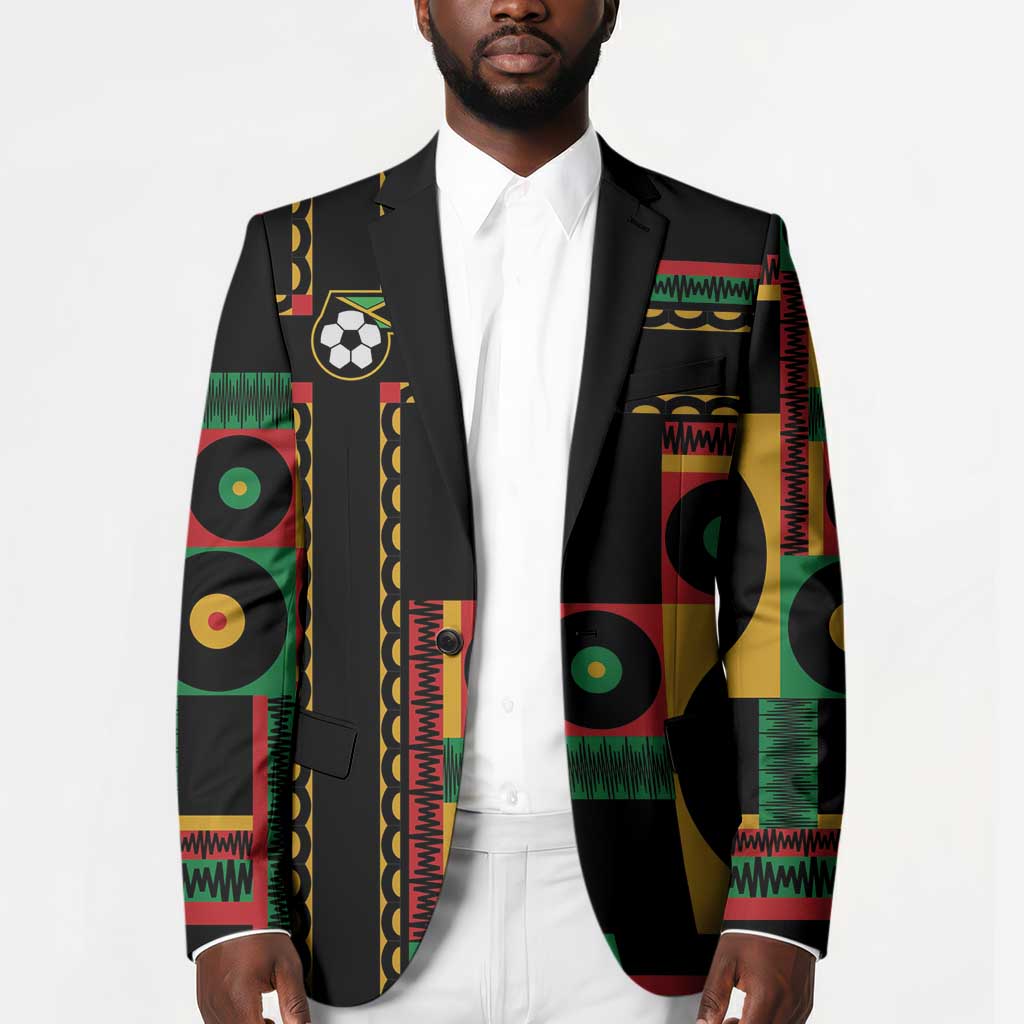 Jamaica Soccer 2026 Blazer Reggae Stylized