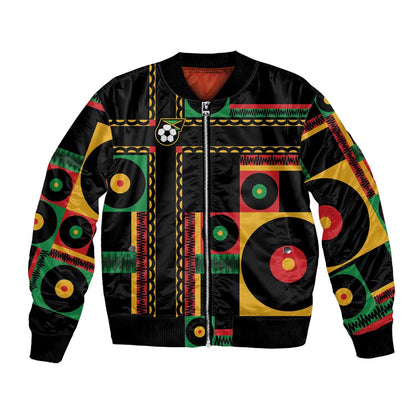 Jamaica Soccer 2026 Bomber Jacket Reggae Stylized