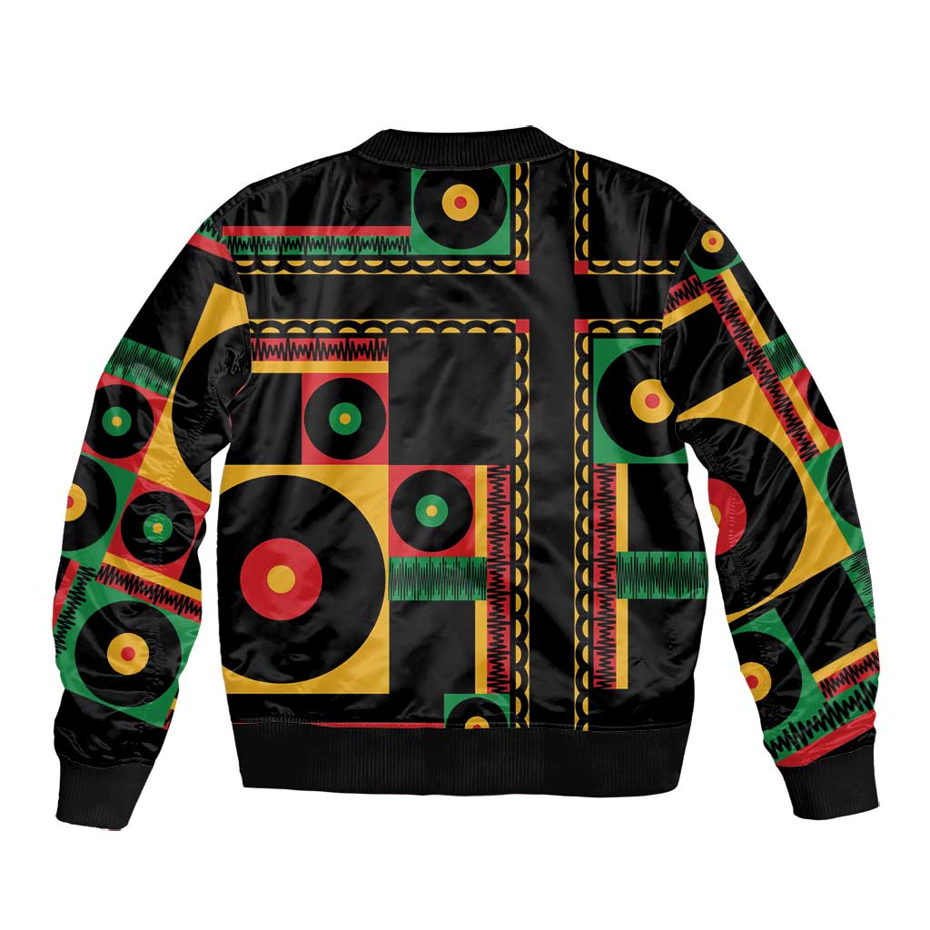 Jamaica Soccer 2026 Bomber Jacket Reggae Stylized
