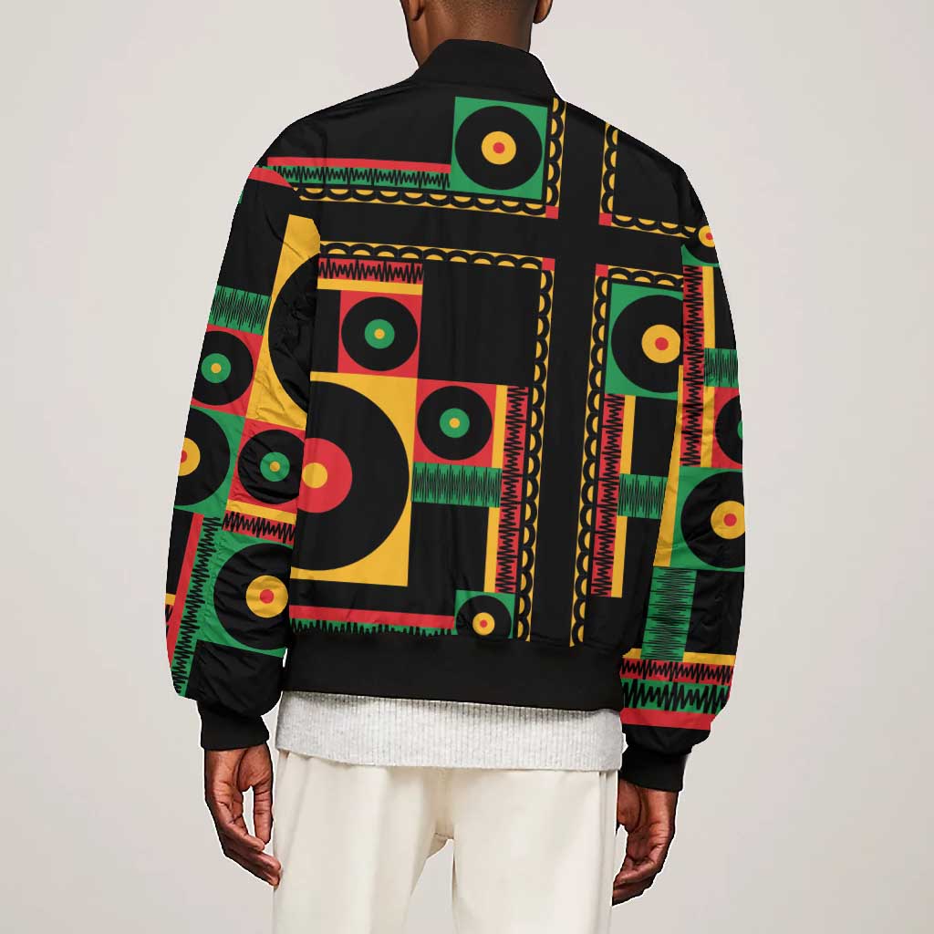 Jamaica Soccer 2026 Bomber Jacket Reggae Stylized