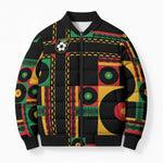 Jamaica Soccer 2026 Bomber Puffer Jacket Reggae Stylized