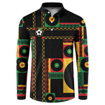 Jamaica Soccer 2026 Button Sweatshirt Reggae Stylized