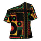 Jamaica Soccer 2026 Cross Shoulder Shirt Reggae Stylized
