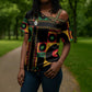 Jamaica Soccer 2026 Cross Shoulder Shirt Reggae Stylized