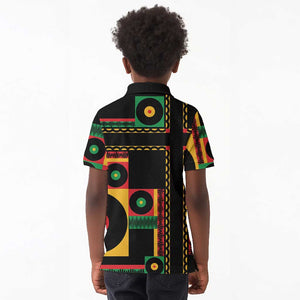 Jamaica Soccer 2026 Kid Polo Shirt Reggae Stylized