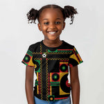 Jamaica Soccer 2026 Kid T shirt Reggae Stylized