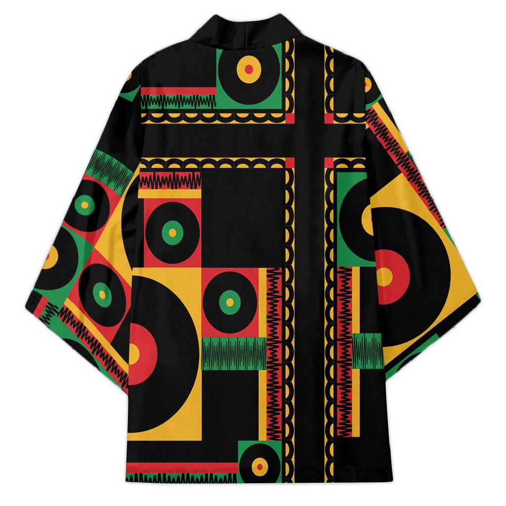 Jamaica Soccer 2026 Kimono Reggae Stylized
