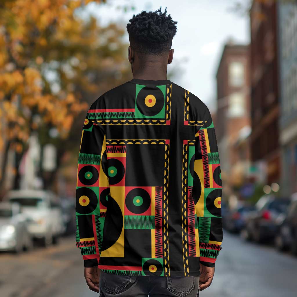 Jamaica Soccer 2026 Long Sleeve Shirt Reggae Stylized