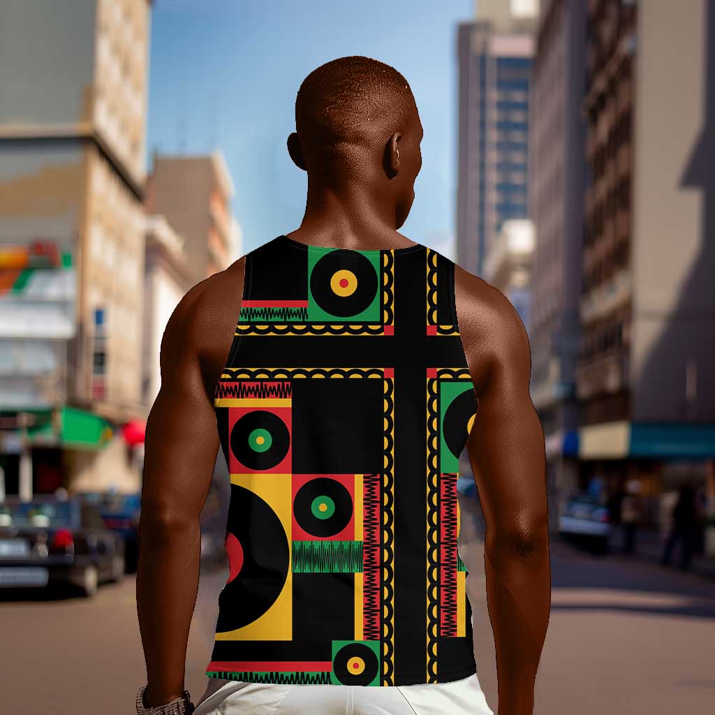 Jamaica Soccer 2026 Men Tank Top Reggae Stylized