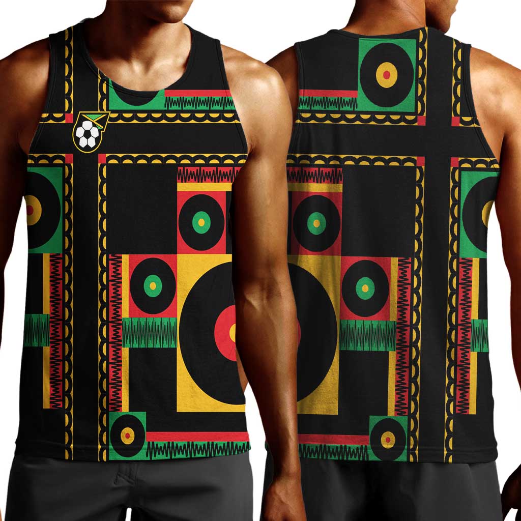 Jamaica Soccer 2026 Men Tank Top Reggae Stylized