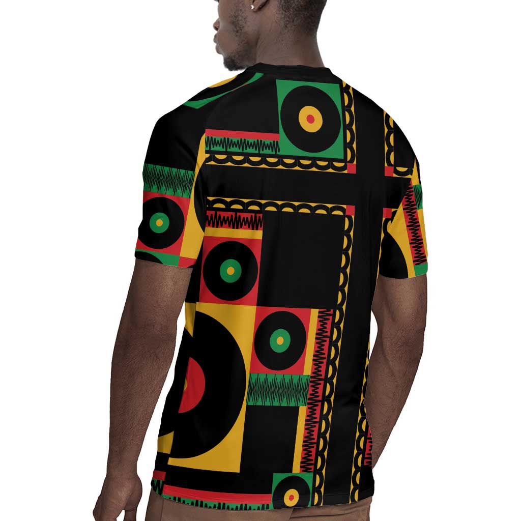 Jamaica Soccer 2026 Rugby Jersey Reggae Stylized