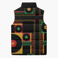 Jamaica Soccer 2026 Sleeveless Puffer Jacket Reggae Stylized