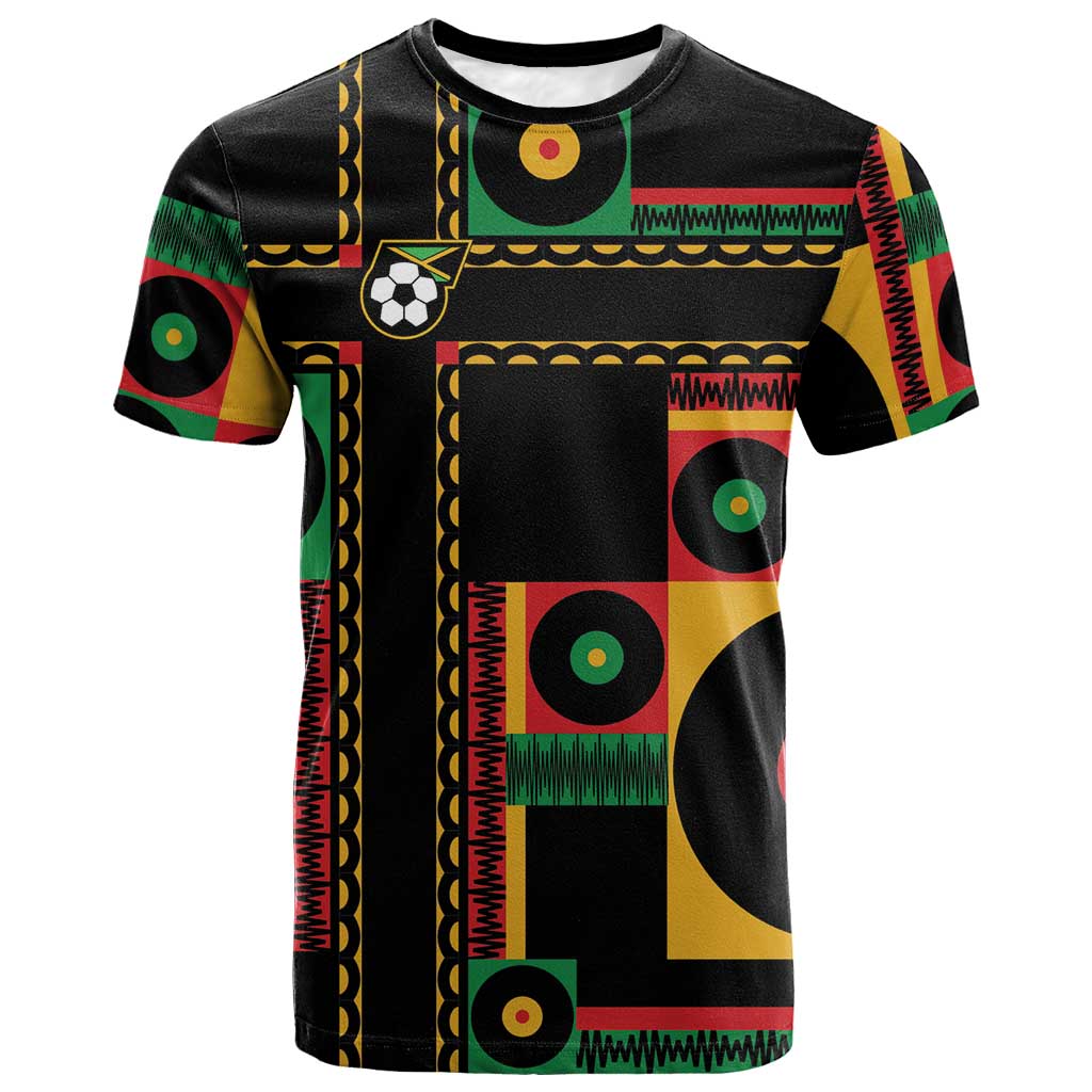 Jamaica Soccer 2026 T shirt Reggae Stylized
