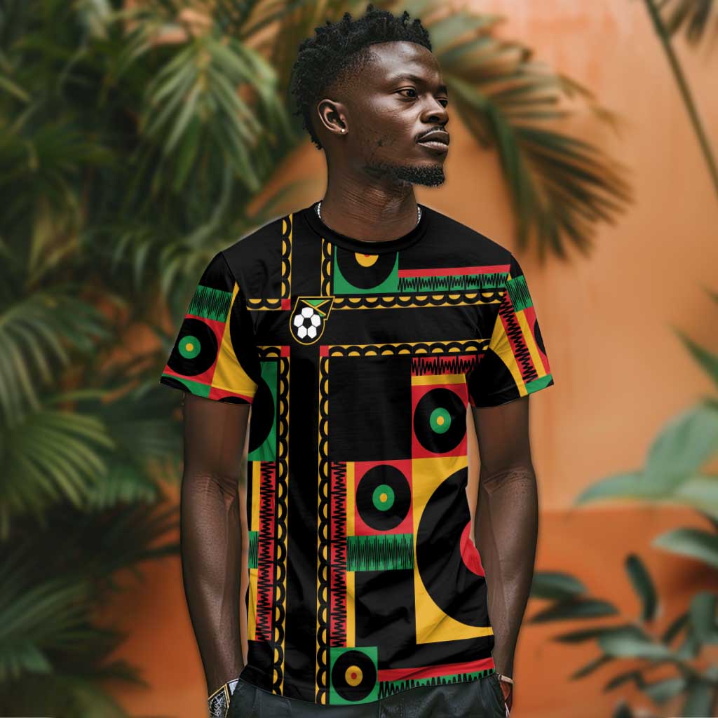 Jamaica Soccer 2026 T shirt Reggae Stylized