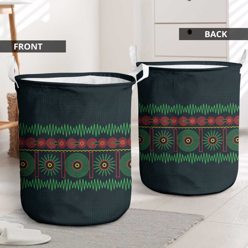 Soccer 2026 Jamaica Laundry Basket Reggae Music Spirit