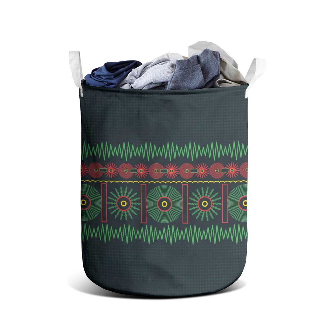 Soccer 2026 Jamaica Laundry Basket Reggae Music Spirit