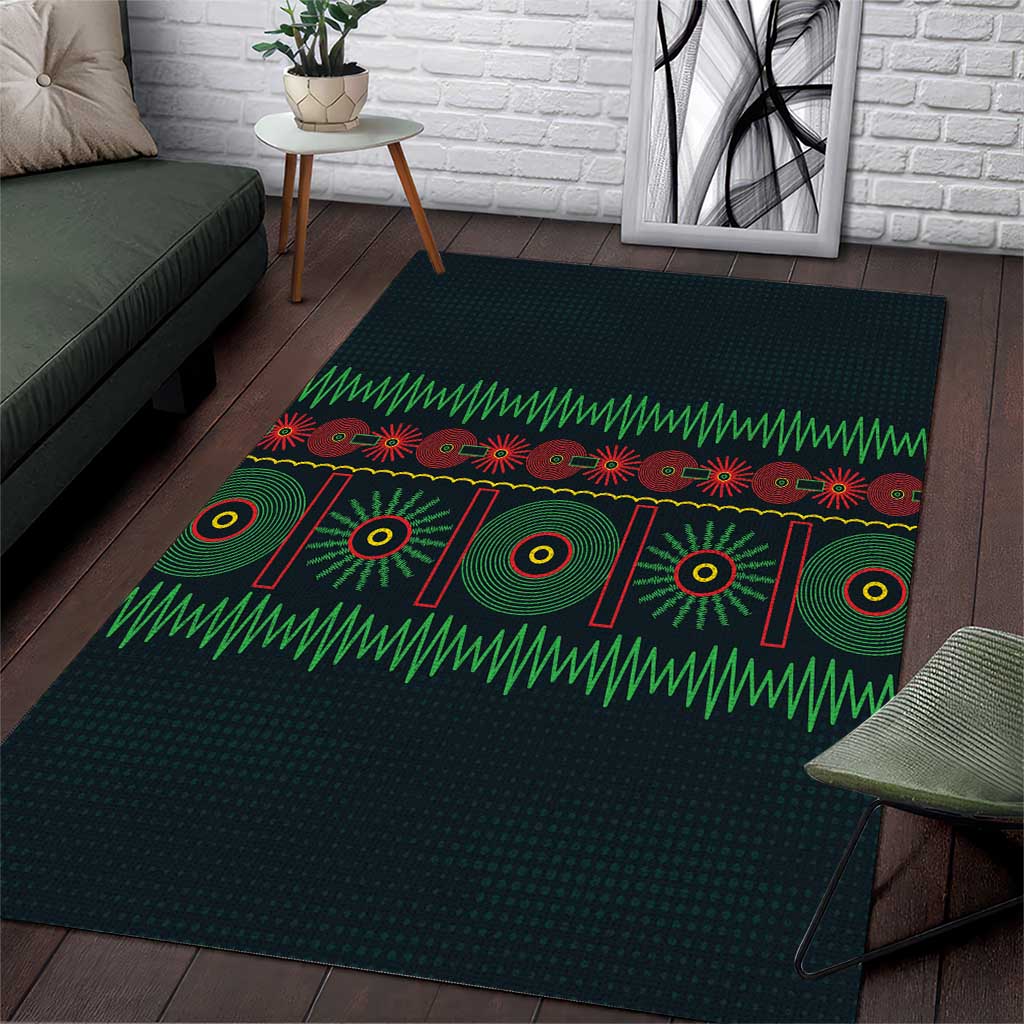 Soccer 2026 Jamaica Area Rug Reggae Music Spirit