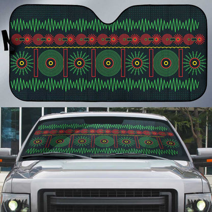 Soccer 2026 Jamaica Auto Sun Shade Reggae Music Spirit