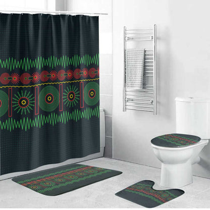 Soccer 2026 Jamaica Bathroom Set Reggae Music Spirit