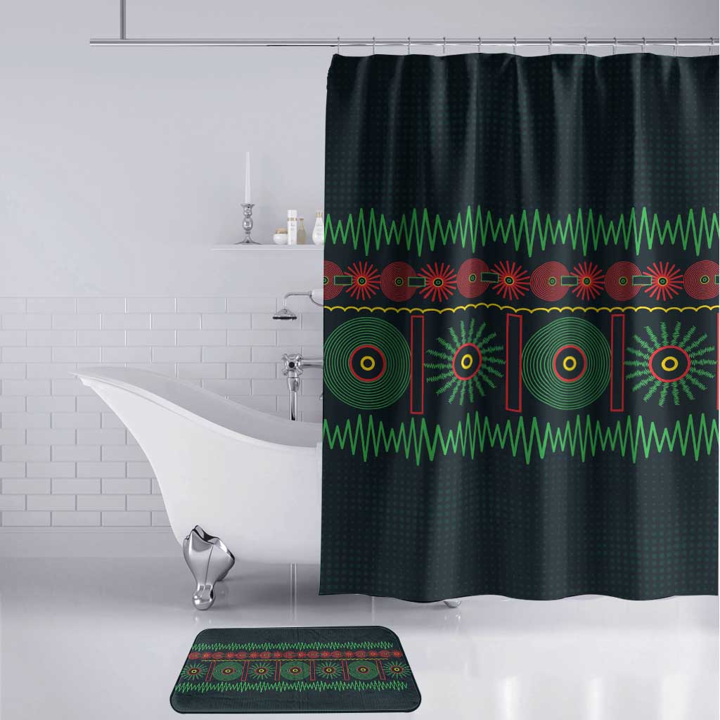 Soccer 2026 Jamaica Bathroom Set Reggae Music Spirit