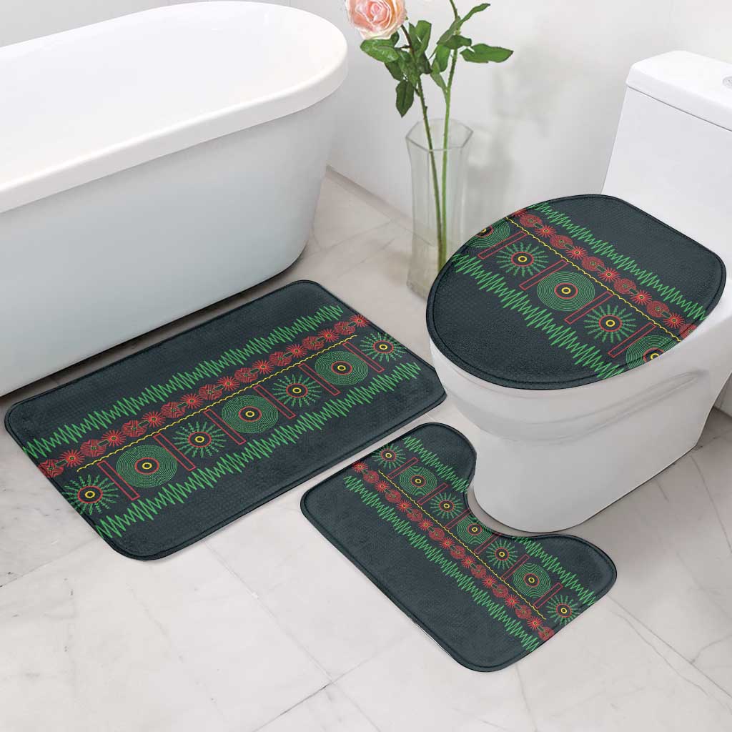 Soccer 2026 Jamaica Bathroom Set Reggae Music Spirit