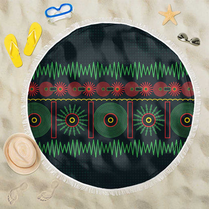 Soccer 2026 Jamaica Beach Blanket Reggae Music Spirit